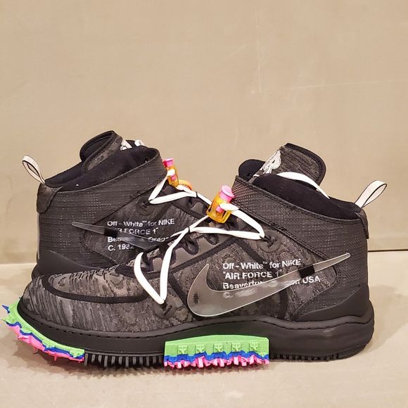 Size 15 - Nike Air Force 1 x Off-White Black 2022 DO6290-001 Original Box DS